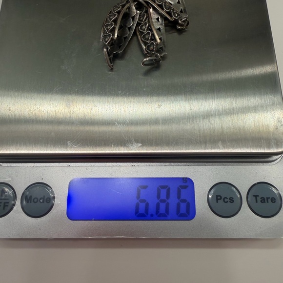 ✨ Vintage Art Deco Vermeil & Marcasite Bracelet | Estate Heirloom ✨ - Picture 3 of 10